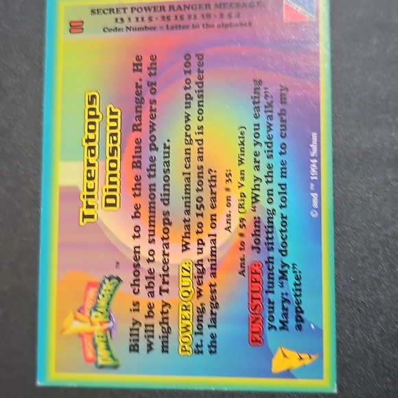 Power Rangers Trading Cards Collection - Picture 8 of 9